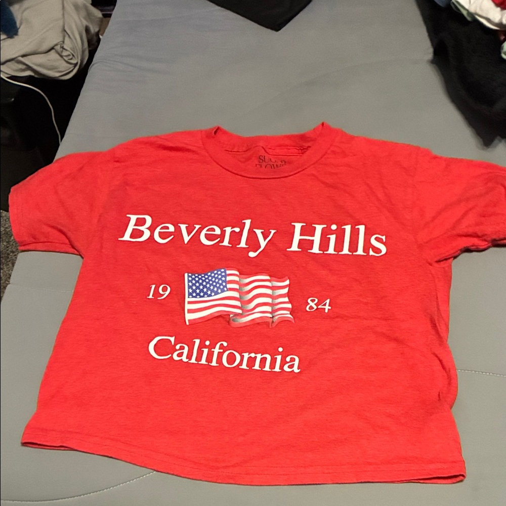 Beverly Hills Crop tee